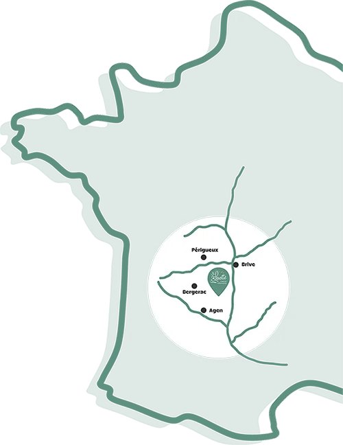 Carte France Sud Ouest