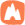 Icone blanc sur fond orange d'une grotte