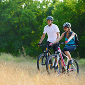 Activité VTT dans la nature du Périgord