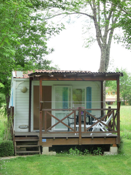 Vue extérieure du mobil'home pour deux personnes