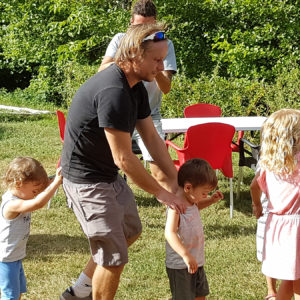 La chenille au au club enfant du camping