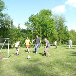 Parties de Football au camping