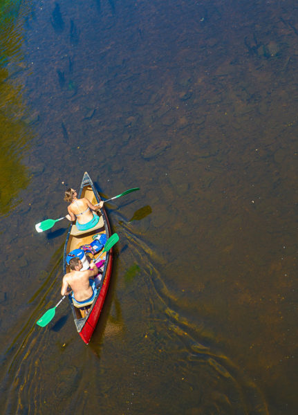 Découverte de la Dordogne en canoé double