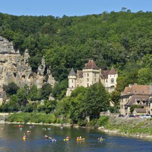 Paysage de Dordogne en été 