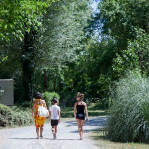 Les allées du camping La Lénotte