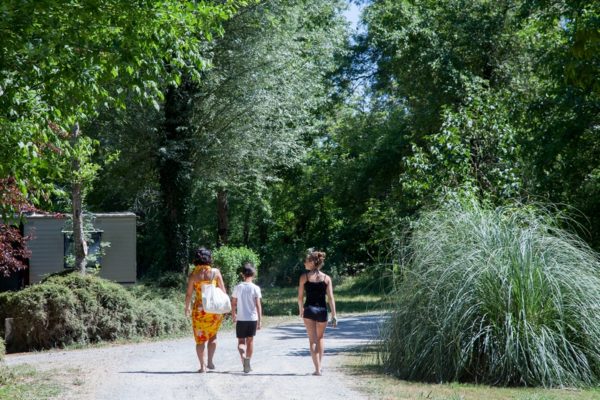 Les allées du camping La Lénotte