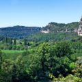 vue aérienne paysage naturel dordogne