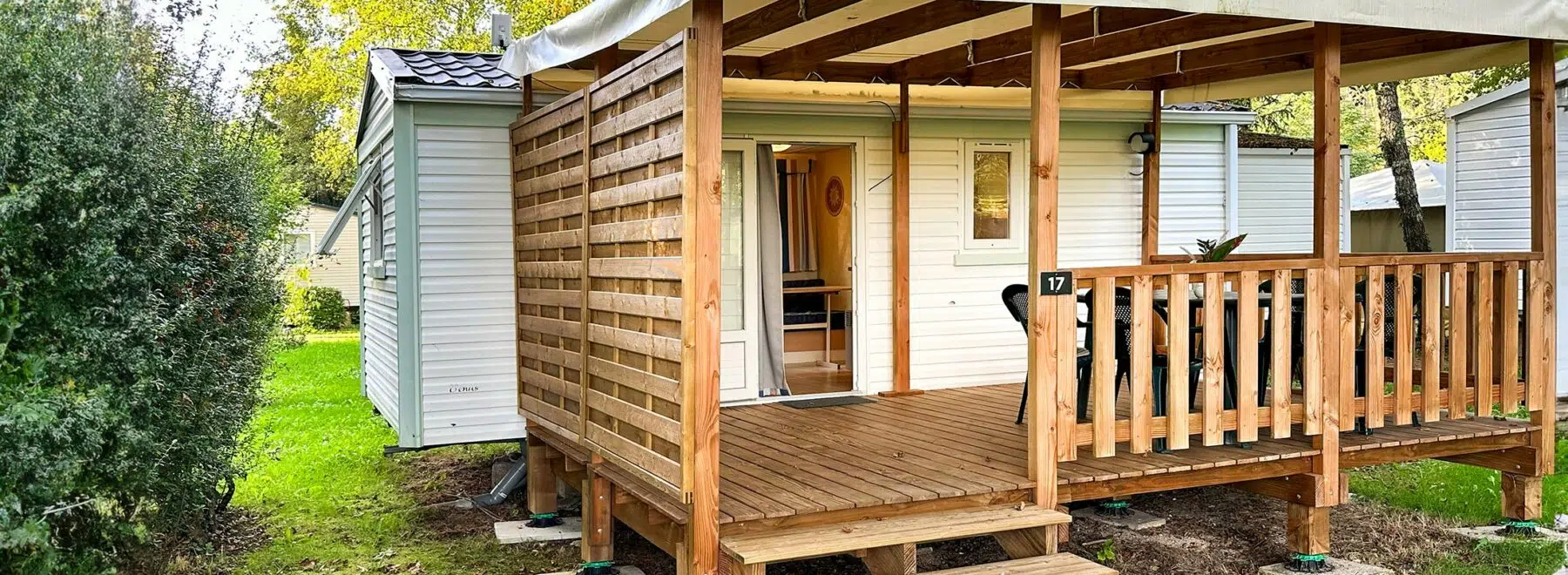 Location de mobilhome pour 3 personnes en Dordogne