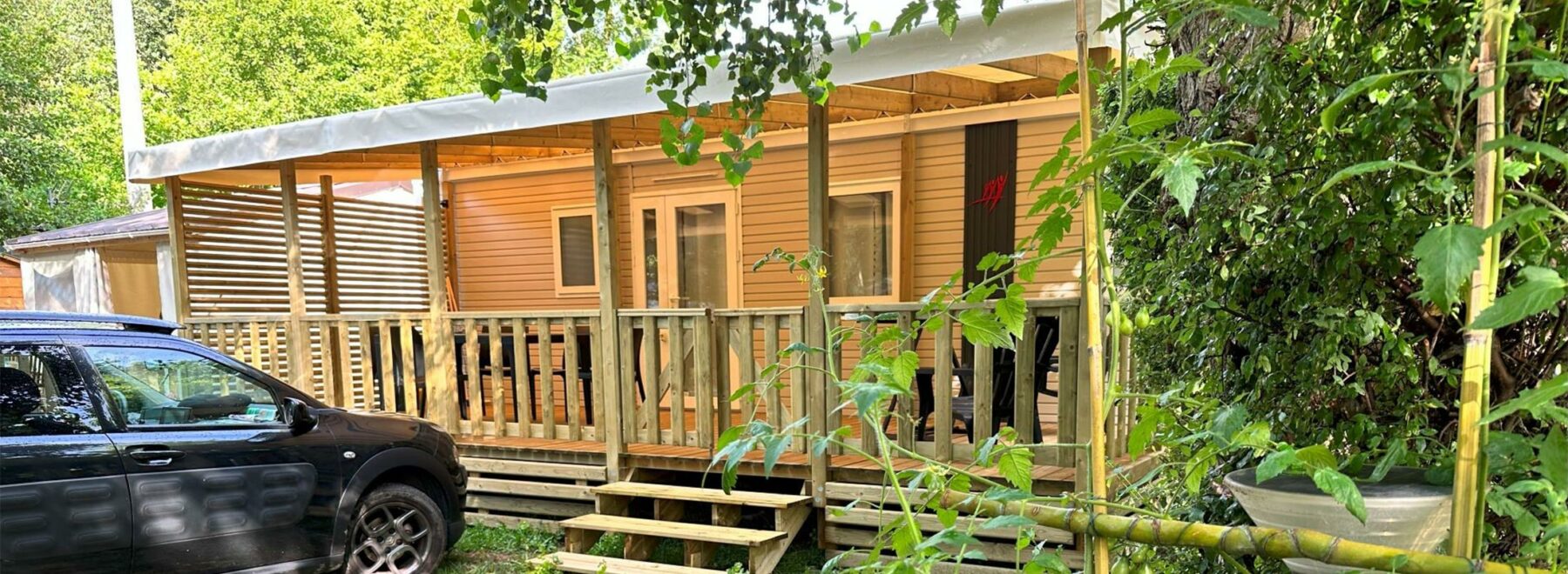 Mobilhome Premium pour 4 à 6 personnes en Dordogne