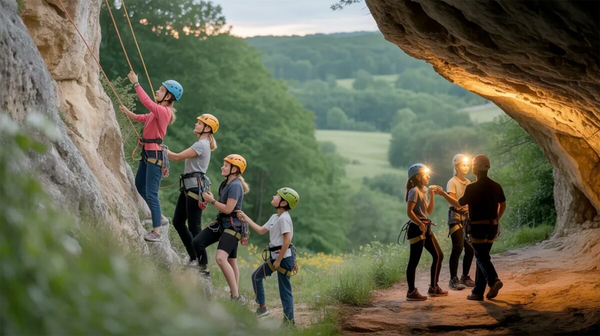Escalade et Spéléologie Dordogne