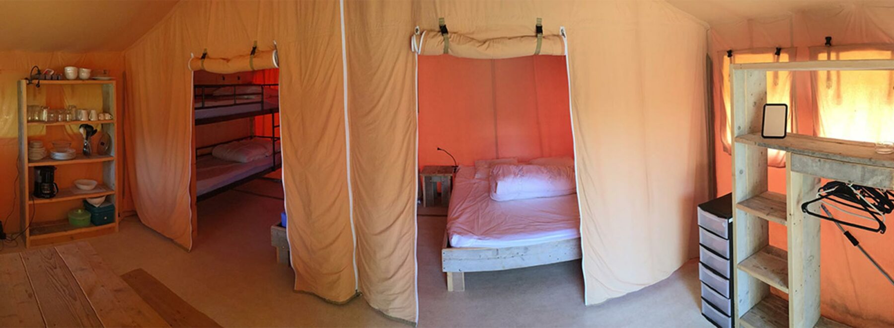 Location de tente lodge en Dordogne