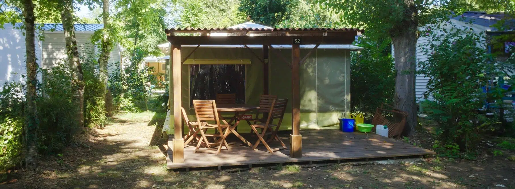 Location tente toilée Dordogne